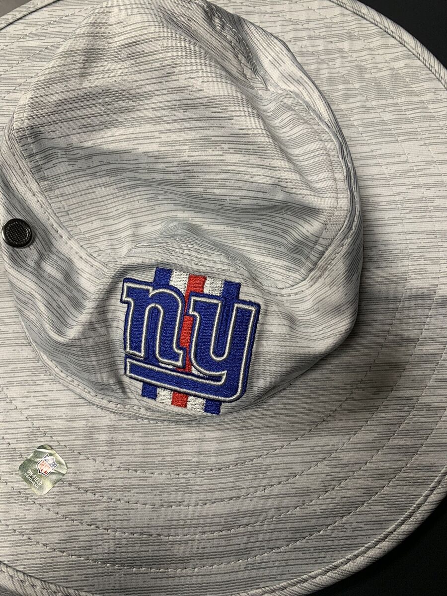 Men's New Era Gray York Giants 2021 NFL Training Camp - Official Panama Bucket Hat
