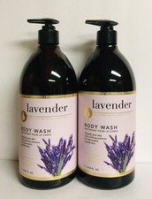 2 Bottles Lavender Hydrating Body Wash with Shea Butter 33.8 fl oz Each