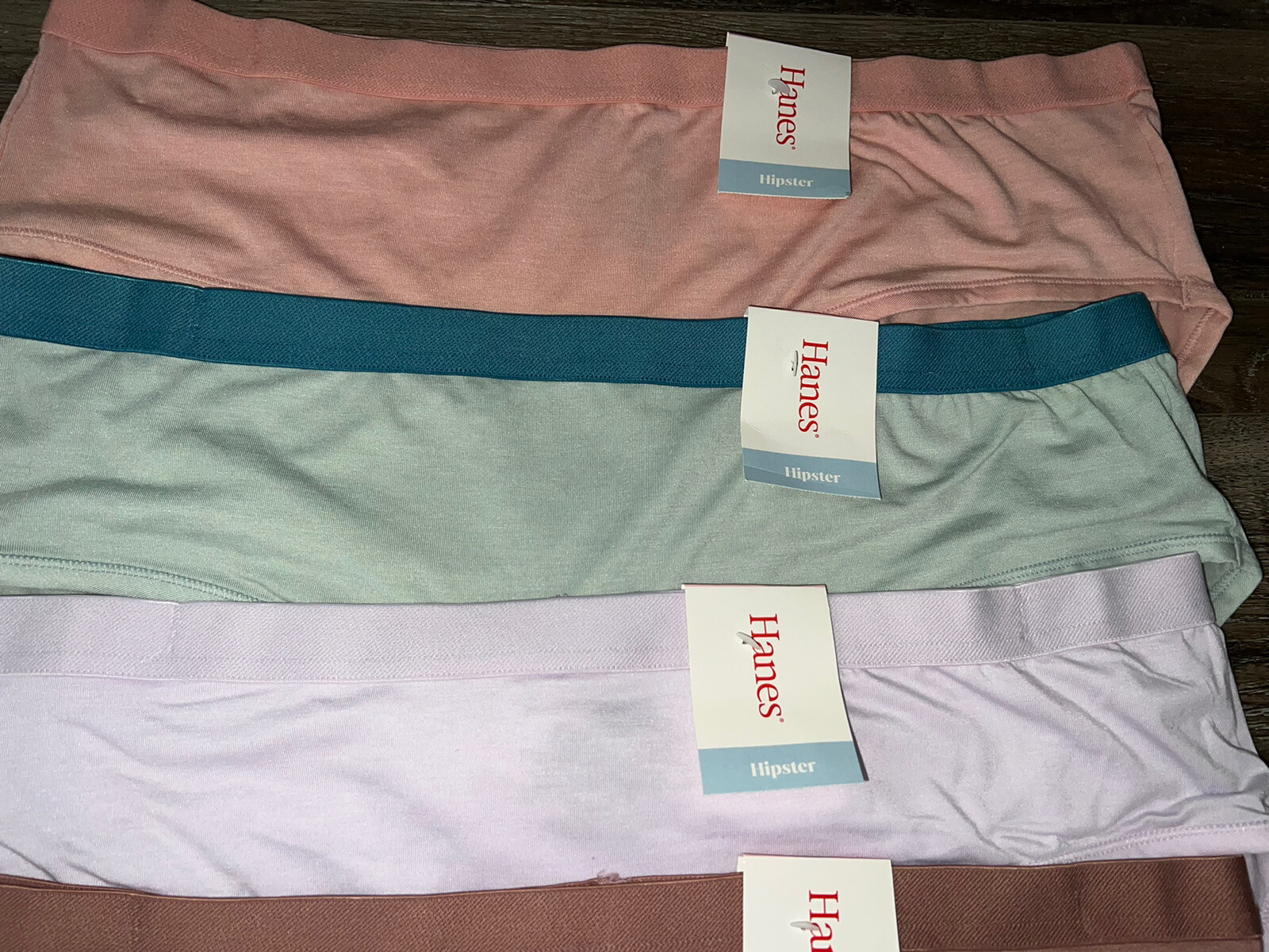 Hanes ~ 4-Pair Womens Hipster Underwear Panties Polyester Blend ~ 3XL ...