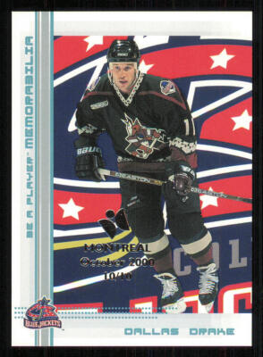 2000-01 BAP Memorabilia Montreal Olympic Stadium Show #147 Dallas Drake /10