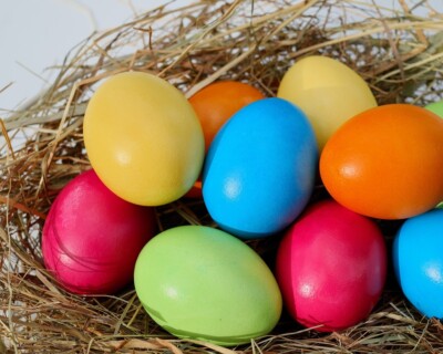 4 Colours Easter Egg Dye Paint for Decorating Painting Colouring Craft Art Eggs