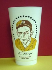 1973 Charles Gehringer Tigers 7-11 Slurpee Cup - 1973 Charles Gehringer Tigers 7-11 Slurpee Cup -