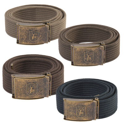 Deerhunter Canvas Gürtel Jagd Jagdgürtel Jäger Hosengürtel Herren Herrengürtel