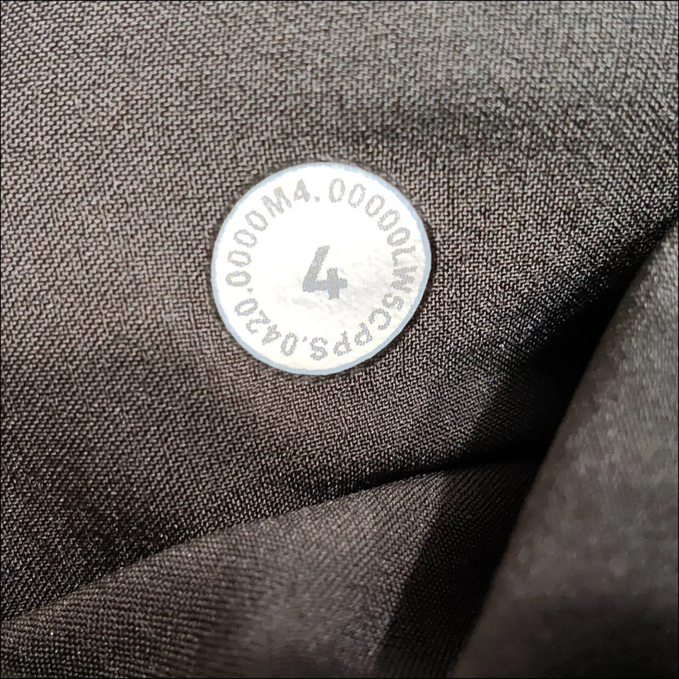 Leggings Lululemon 4 para mujer negros/grises Here To There 7/8 a cuadros ropa deportiva alta Foto 3 de 4