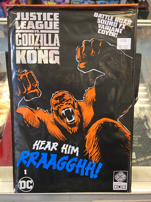 Justice League vs. Godzilla vs. Kong #1 Battle Roar Kong Variant (Sealed)