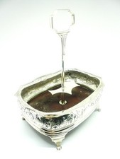 Antique Sterling Silver Condiment Stand, Sterling, Sarah John Wm Blake 1818