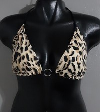 WOMAN'S UNBRANDED ONE PIECE SUMMER TANKINI TOP.BROWN CAMO.SIZE M