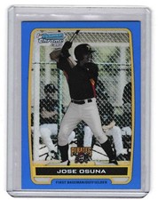 2012 Jose Osuna Bowman Chrome Blue Refractor #BCP21 Rookie #101/250 Card NrMt/Mt