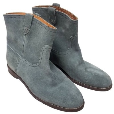 NWOT Madewell B1200 Gray Blue Suede 