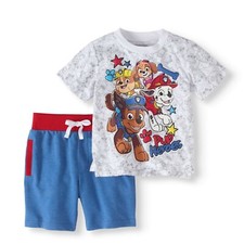 Paw Patrol Short Sleeve Shirt Shorts Outfit Set Boy Size 5T