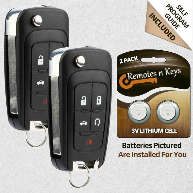 2 For 2012 2013 2014 2015 2016 Buick Lacrosse Regal Verano Remote Flip