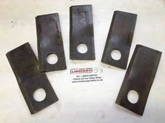 Kverneland Taarup Mower Blade Pack of 10 Blades RH Clockwise 126mmTwisted Blade