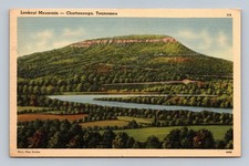 Vintage Lookout Mountain Chattanooga Tennessee Linen Postcard Scenic View