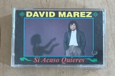 Tejano Tex Mex Audio Cassette LP DAVID MAREZ Si Acaso Quieres 1993 Spanish Music