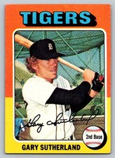 1975 Topps Baseball #522 Gary Sutherland Tigers