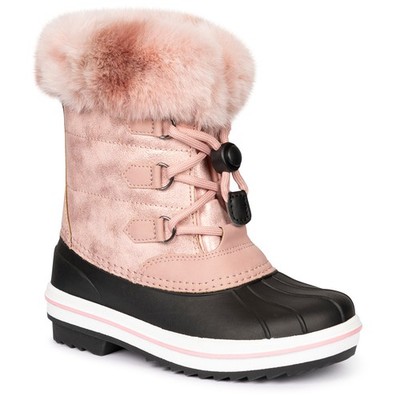 Trespass Unisex Kinder Snowboot mit Isolierfutter und Kunstfellbesatz eiry