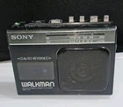 Sony Walkman WM-F57 Black Handheld FM/AM Stereo Cassette Player - For Parts