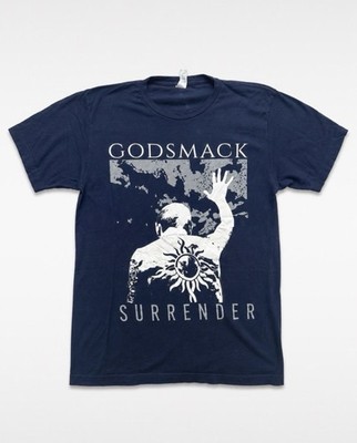 Godsmack Surrender T-Shirt Navy Blau Offiziell Band Merch Size L Neu Rock Metal
