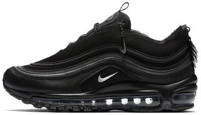 Nike Air Max 97 LX Sakura Triple Black Cat New Rare Shoe Women 9/7.5M CV9552-001