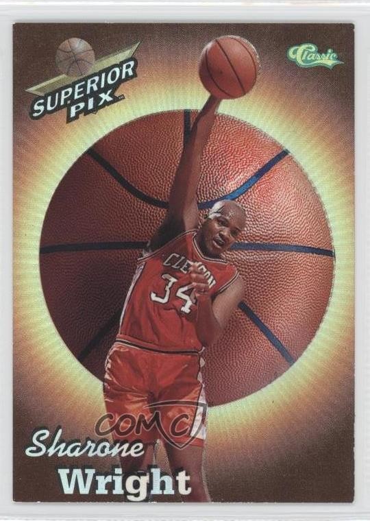 1995 Classic Superior Pix Chrome Sharone Wright #6 0s5