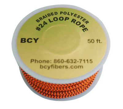 39'' BCY #24 -2-TONE ORANGE /BLACK Archery Bowstring BOW RELEASE D LOOP ROPE