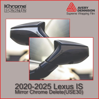 #ad #ad Glossy Black Chrome Delete Vinyl for 2020 2025 Lexus IS USE30 Side Mirrors $14.90