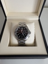 Tag Heuer Formula 1 Watch - Ref. WAZ111A 41mm Black Grand Dial Date - Full Set