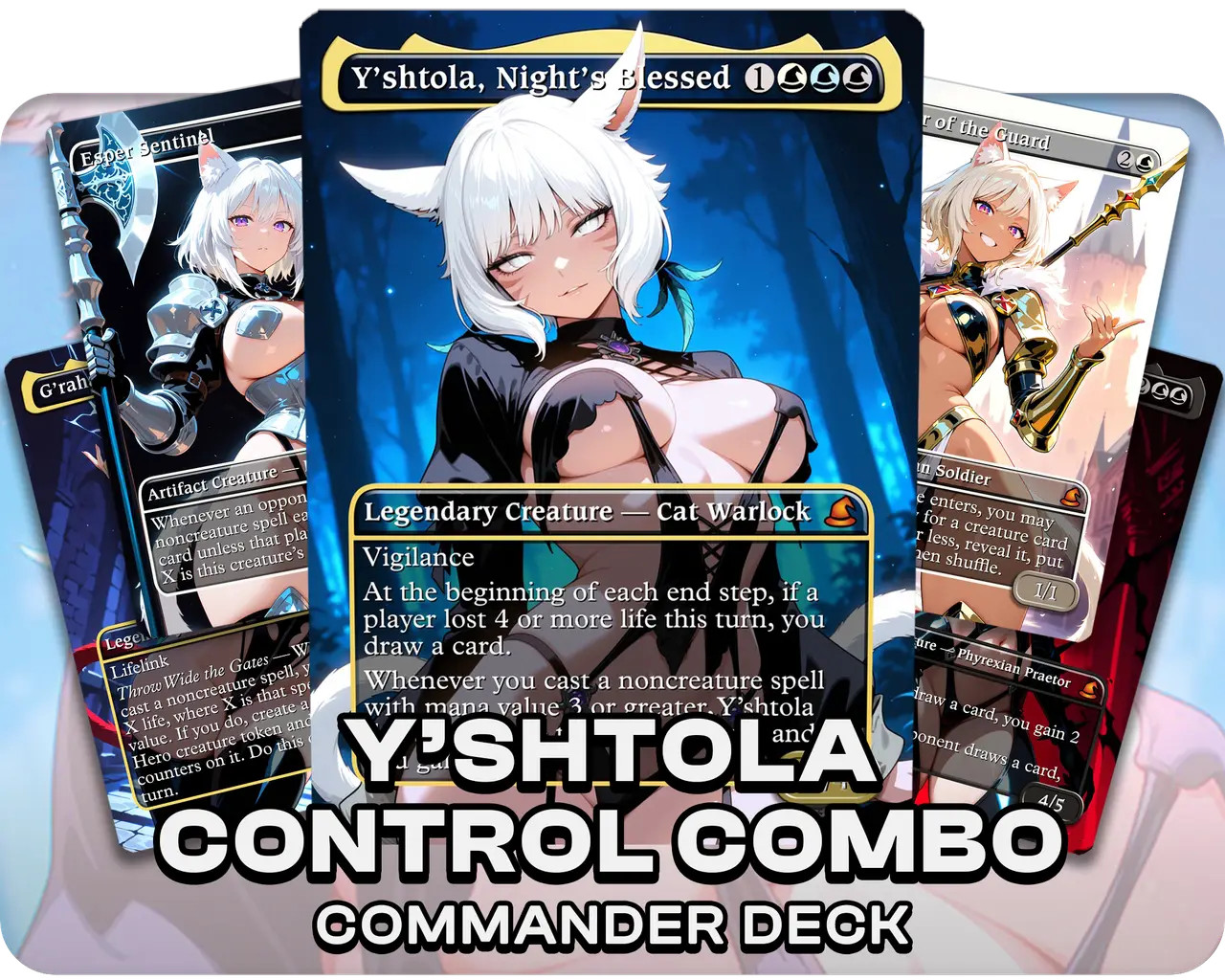 Y'shtola Control Combo | Cat Waifus Theme | Commander Deck