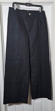 Maeve Colette Full-Length Wide-Leg Pants Magic Fabric Edition Size 33 Black