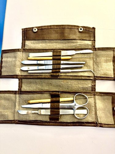 Vintage Anatomy Dissecting Kit In. University Anatomy Rare Find Original Case