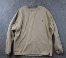 Walt Disney World Mickey Mouse Tan Sweatshirt Women's XL with Embossed Mickey