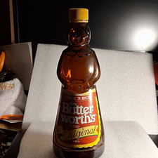 Bouteille de sirop marron vide 24 oz Mrs. Butterworth's Original