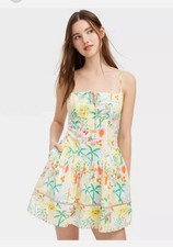 Roller Rabbit x Target Vacation Drop Waist Mini Dress NEW Yellow Large SOLD OUT