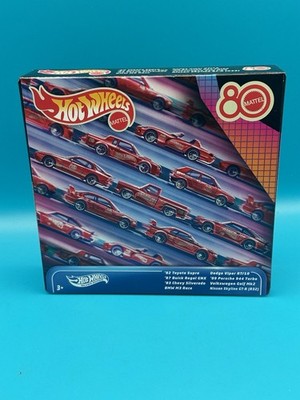 Mattel Hot Wheels Silver Series 80th Anniversary 8 Vehicle Set - Red Mint