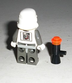 Lego Star Wars AT-AT DRIVER w/ Red Imperial Logo Minifigure Minifig 4483 *Minty*