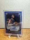 Cedric Coward 2025-26 Bowman Chrome Blue Refractor Rookie On Card Auto #’d /150