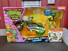 Teenage Mutant Ninja Turtles  Mutant Mayhem NINJA KICK CYCLE LEONARDO FIG A18