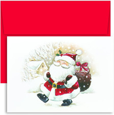 Holiday Brights Collection 16-Count Boxed Christmas Cards with Envelopes, 7.8" X