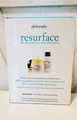Philosophy Resurface Microdelivery Dual-phase Peel 2 oz each Sealed