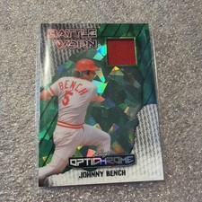 2025 Johnny Bench Leaf Optichrome Green Battle Worn 1/6 🔥