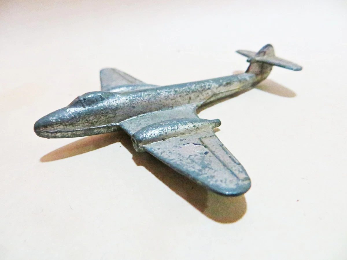 Bid Now: A collection of Vintage Dinky model aeroplanes including Seaplane, Viking, Meteor