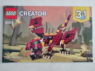 LEGO Creator Building Instructions 31073 Dinosaur