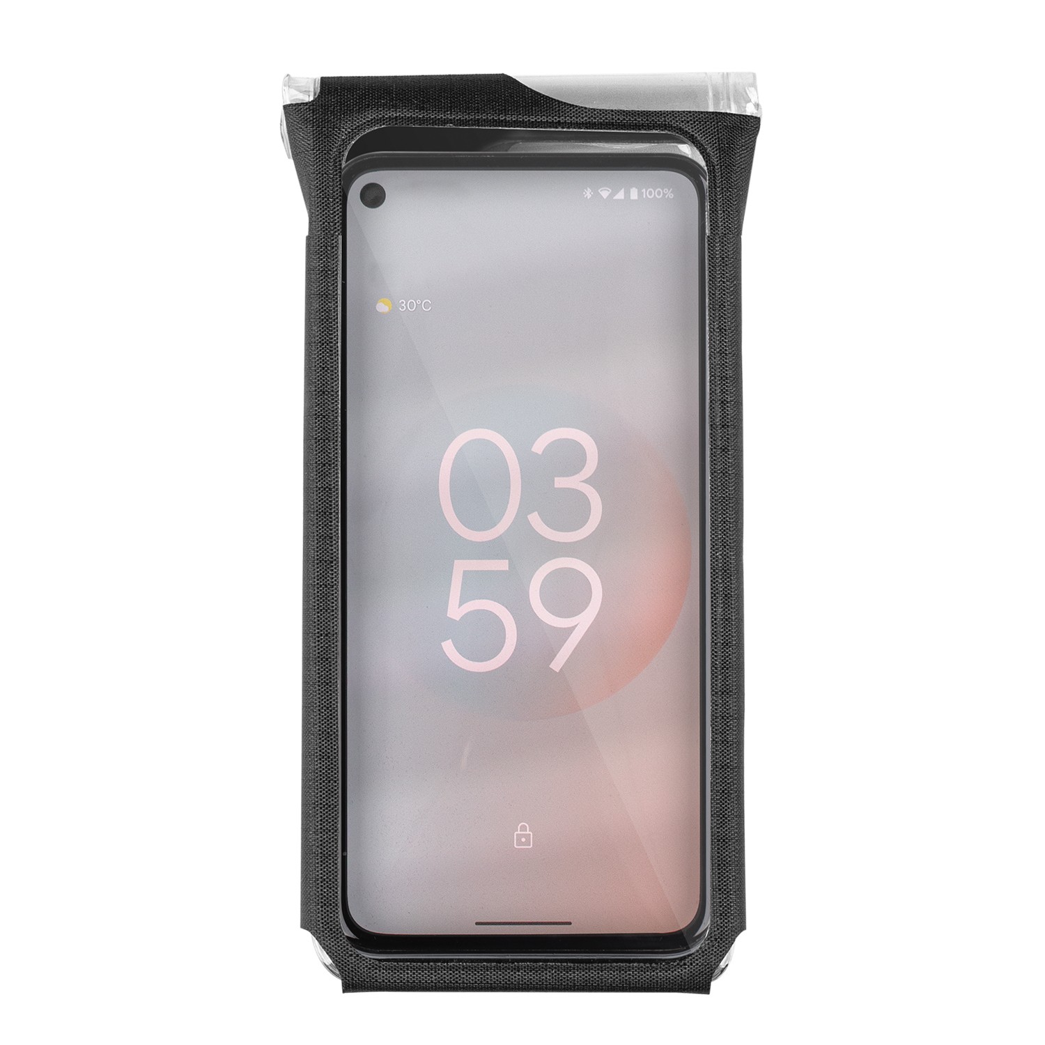 Pochette étanche téléphone noire taille S pour smartphone