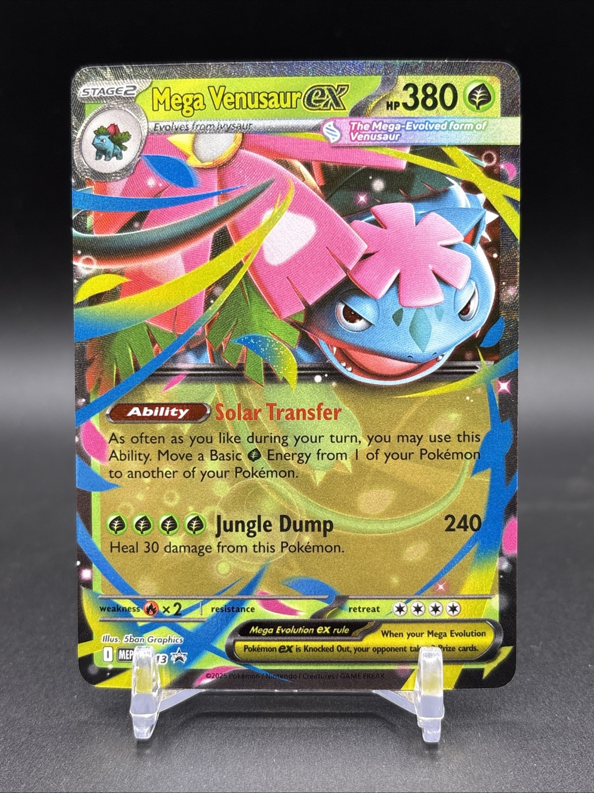 Mega Venusaur ex - 013 - ME: Mega Evolution Black Star Promo 13 MEP  Pokemon TCG
