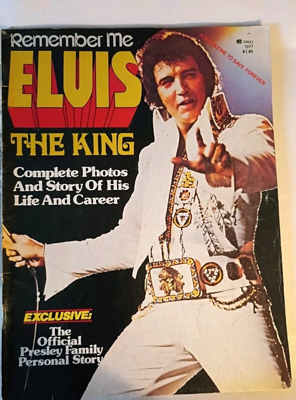 Vintage 1977 Remember Me Elvis The King Magazine Photos & Stories Presley Elvis