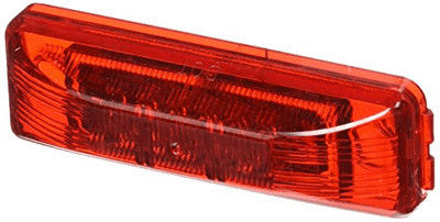 Roadpro RP-1274R 3.75'' x 1.25'' 12 LED Red Sealed Light