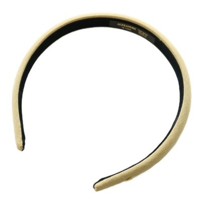 Alexandre De Paris Headband Hair Accessory One Color Logo Beige/BB Women's