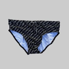 Calvin Klein CK  Men Black logo swim bikini Brief Swimwear size S M L