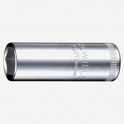 Stahlwille 40L Extra Deep Socket, 1/4'' Drive, 6 Point, 13 mm