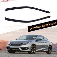 For 01-05 Honda Civic Coupe 2-door Window Visor Vent Guards Shades Deflectors